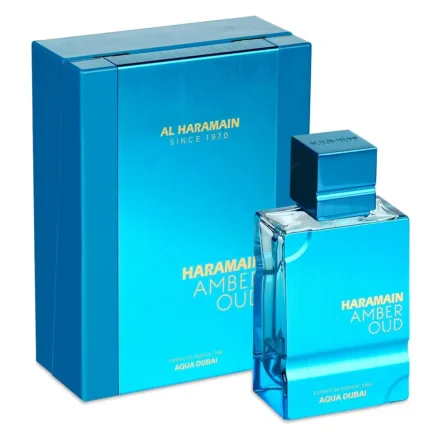 Perfume Al Haramain Amber Oud Aqua Dubai Eau Parfum Unissex 75ml