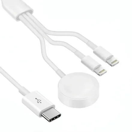 Devia Cargador Cable Watch 3EN1