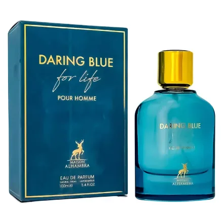 Perfume Maison Alhambra Daring Blue Life Eau Parfum Masculino 100ml