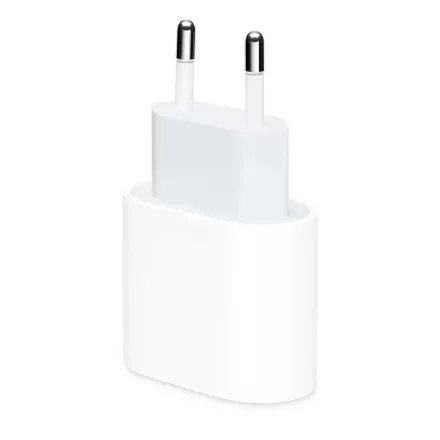 Carregador Apple MUVV3ZM Original 20W USB-C para iPhone - Branco