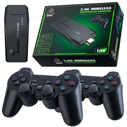 Game Stick Lite 4K 1000 Jogos 2 Controles