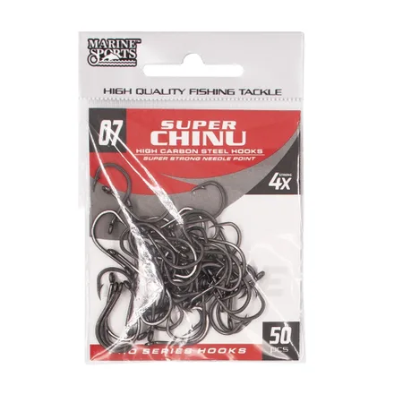 Anzuelo Marine Sports Super Chinu 07 50 Pcs