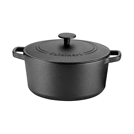 Cacarola Cuisinart 25 Ferro Fundido Pre Temperado Classica Chef 5L