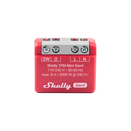 Shelly Interruptor 4 1PM Mini 8A 110