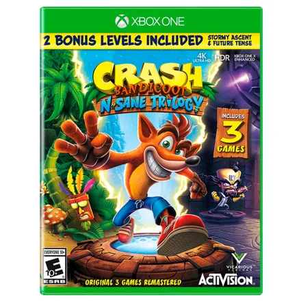 JOGO CRASH BANDICOOT N SANE TRILOGY XBOX ONE