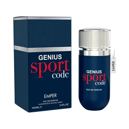 Perfume Emper Genius Sport Code Edp Masculino 100ml