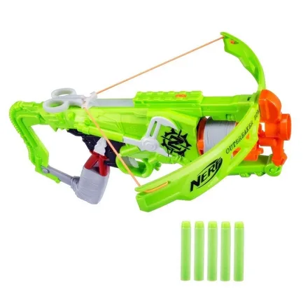 LANZADOR DE DARDOS NERF ZOMBIE STRIKE OUTBREAKER BALESTRA B9094