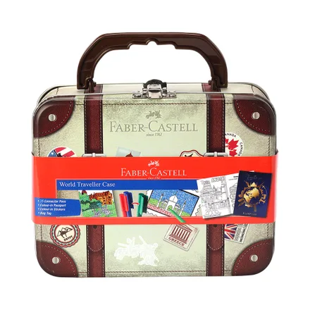 Kit Escolar Faber Castell World Traveller Case 170554