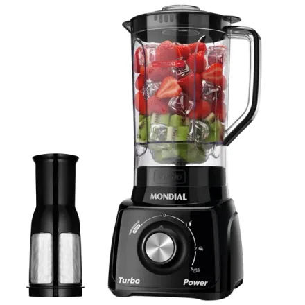 Liquidificador Mondial Turbo Power 99 Fb 550 Watts Litros 3 Velocidades Pulsar 50