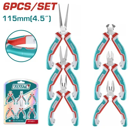 Total Herramienta Mini Alicate 6PCS