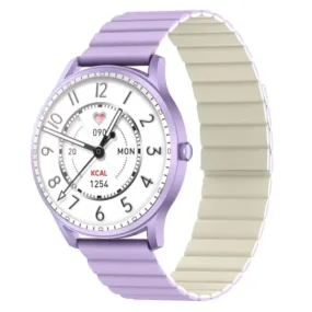 Smartwatch Keslect Lady Lora 42.5Mm Lilás