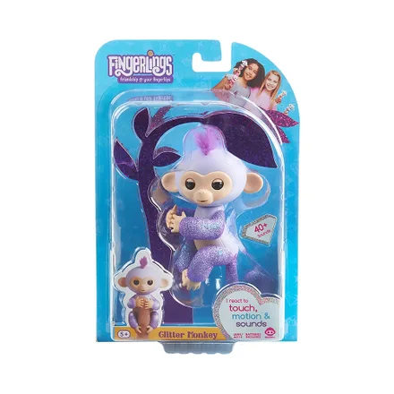 Figura Interactiva Fingerlings Glitter Monkey Kiki 3762