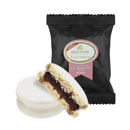 Alfajor Dulce Manjar Chocolate Guayaba 80g