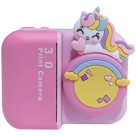 Câmera Infantil Satellite A-DV936 Full HD com Impressora - Rosa