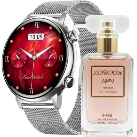 Smartwatch Tide Power Perfume Zohoor Silver Blue 30ml