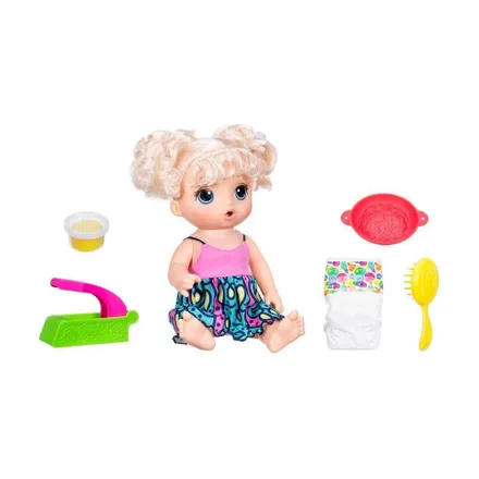 Boneca Hasbro Baby Alive Come Espaguete Loira – C0963