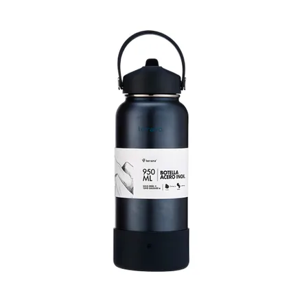 Botella Termica Terrano Bota Pico Azul Metalizado 950ml