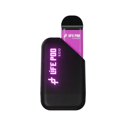 LIFE POD VAPER DESECHABLE ECO PRO KIT 8000PUFFS GRAPE ICE