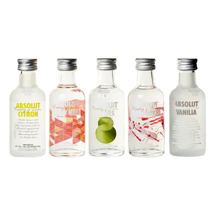Vodka Absolut Mini Set Five 50ml