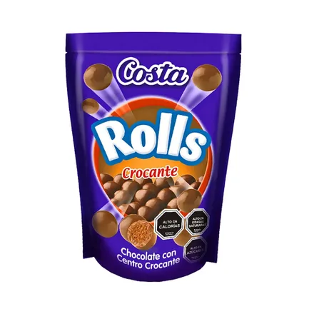 Chocolate Costa Rolls Crocante 150g