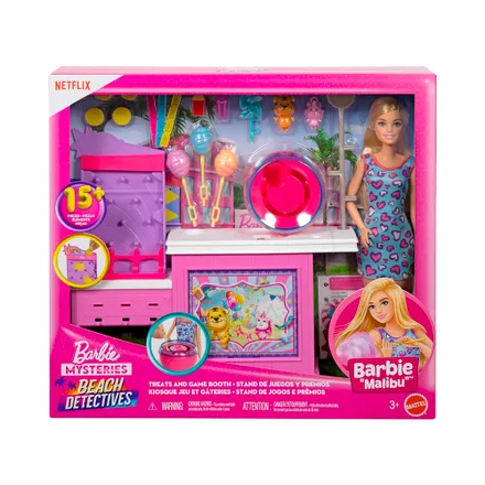 Juego Barbie Stand Juegos Premios Mattel Jfv 67