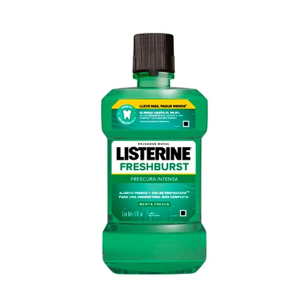 Enjuague Bucal Listerine Freshburst Menta 500ml