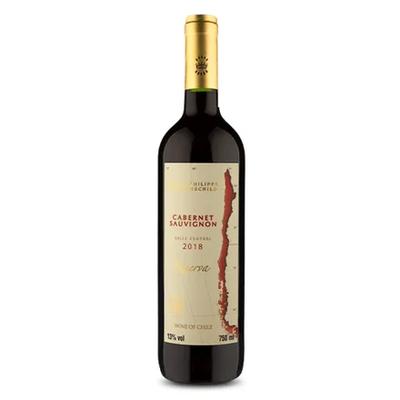 Vino Frances Tinto Baron Philippe Rothschild Reserva Cabernet Sauvignon 750ml