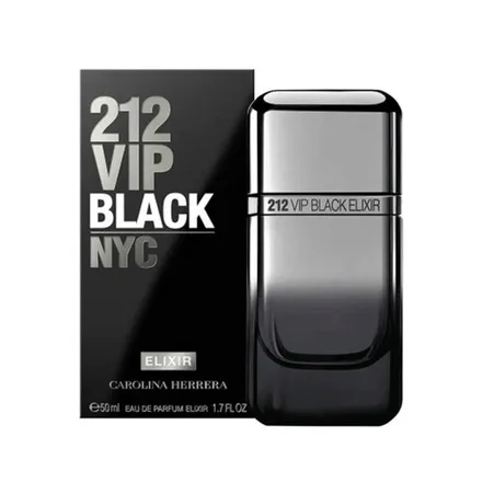 Carolina Herrera 212 Vip Black Elixir Masculino Eau Parfum 50ml