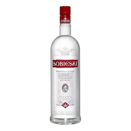 VODKA SOBIESKI NATURAL 1LITRO