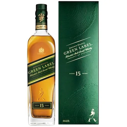 Whisky Johnnie Walker Green Label 15 Anos Cx 750ml