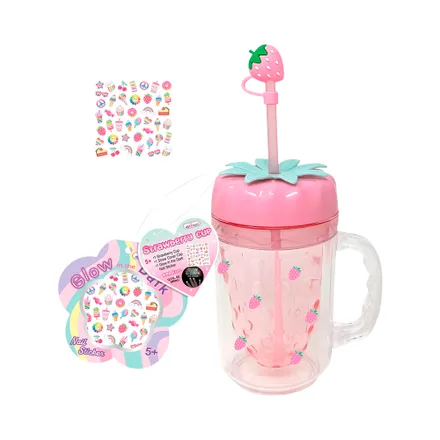 Vaso Strawberry Hot Focus 408 Sb 400ml