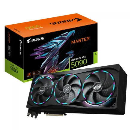 Placa Video Gigabyte Aorus Master Geforce Rtx 5090 Gddr 7 Gv 32GB