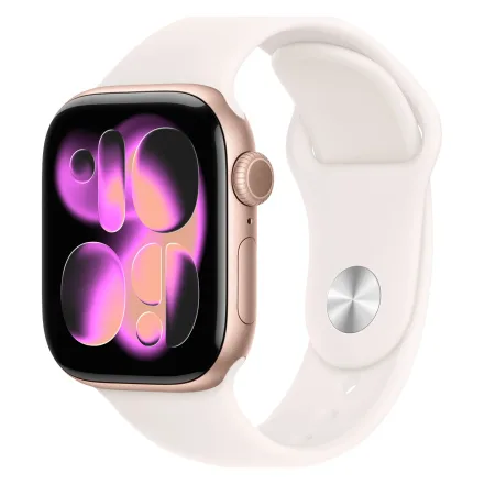 Watch Series 11 Aluminio Esportiva Blush Claro Danificada Deslacrado 42mm