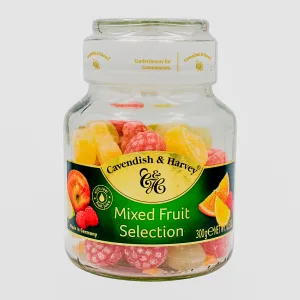 Bala Cavendish Frutas Sortidas Pote Vidro 300g