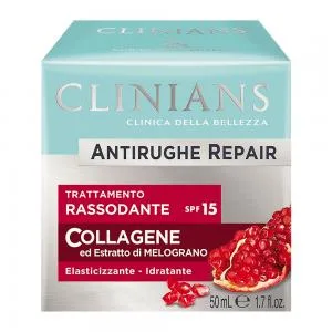 Creme Facial Clinians Antirrugas Dia Reparadora Colageno 50ml