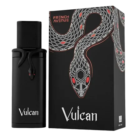 Perfume French Avenue Vulcan Black Extrait Parfum Masculino 100ml