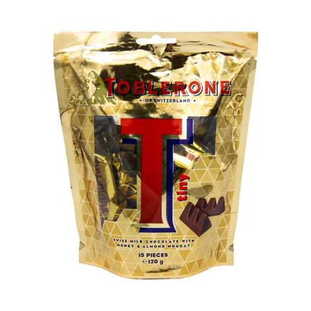 Chocolate Toblerone Tiny Milk Wtr 120 Gr