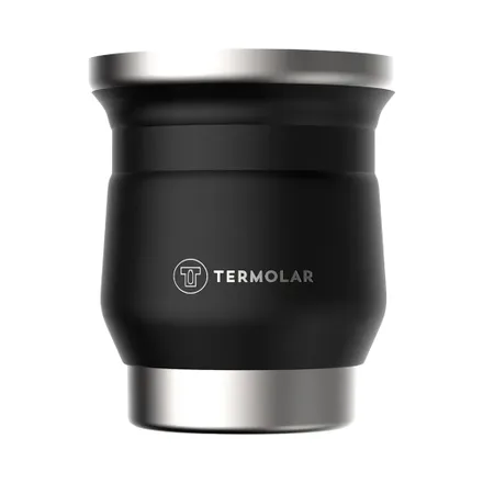 Guampa Termolar Tupi Inoxidable Negro 250ml