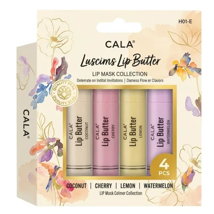 Lapiz Labial Cala Luscious Lip Butter 4PCS