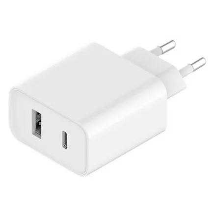 Carregador de Parede Xiaomi Mi 33W USB/USB-C Bivolt – Branco EU 32427 BHR4996GL AD332EU