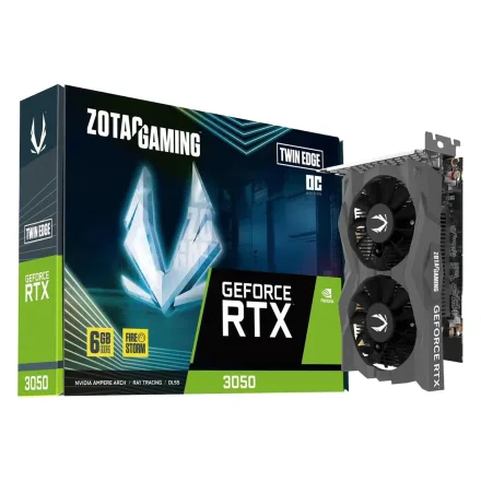Placa Video Zotac Geforce Rtx 3050 Twin Edge Oc Gddr 6 Zt 10A