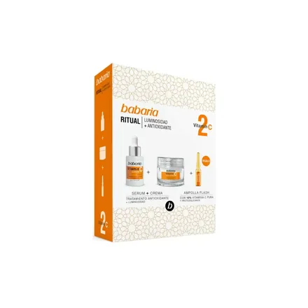BABARIA RITUAL VITAMIN C SERUM+CREAM+AMPOLLA