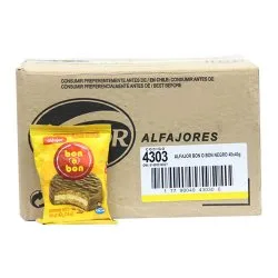 ALFAJOR ARCOR BON O BON CHOCOLATE AO LEITE CAIXA 40X40G