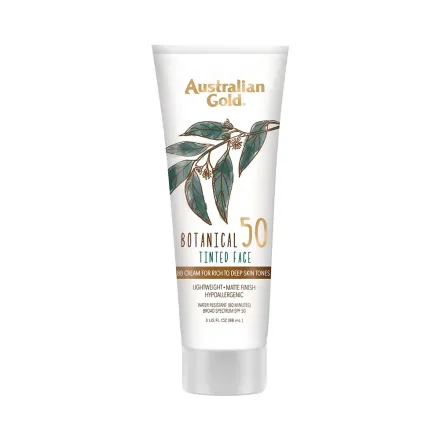 Protector Solar Australian Gold Bb Cream Botanical Tinted Face Rich Spf 50 88ml