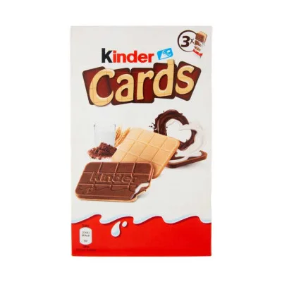 KINDER CHOCOLATE CARDS 76.8G