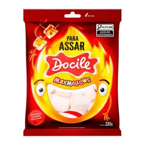 Marshmallow Docile Tubo Assar 220g
