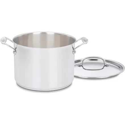 Panela Tampa Cuisinart 766 24 Inoxidavel 8L