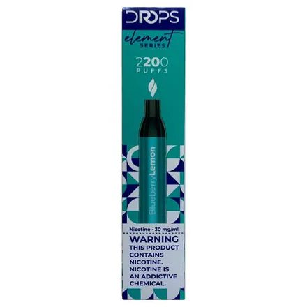 Vape Drops 2200 Puffs Blueberry Lemon
