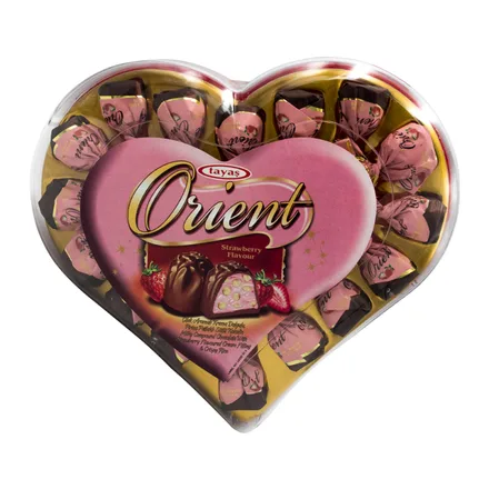 Bombom Tayas Orient Forma Corazon Sabor Frutilla 193g