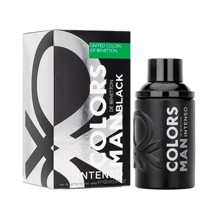 Perfume Benetton Colors Man Black Intense Eau Parfum 100ml